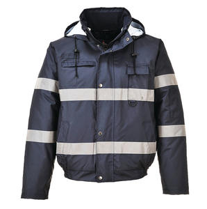 Chaqueta de Seguridad Reflectante Fluorescente de Alta Visibilidad para Trabajo, Unisex, con Parches, Servicio OEM - Product Image 1