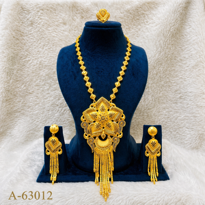 Conjunto de Collar de Oro y Plata de Moda, Joyería Tradicional India para Mujer A-63010 - Product Image 3