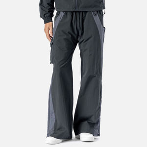 2024 Trending Men's Techwear Cargo <b>Pants</b> Wide Leg Baggy Parachute Trousers <b>Y2K</b> Streetwear Tactical Nylon Multi-Pocket <b>Pants</b> - Product Image 4