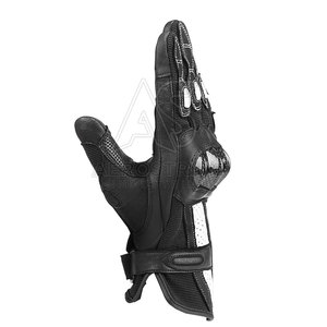 Gants de course en cuir premium, antidérapants, respirants, en tissu haute performance, design à doigts complets, coupe-vent pour sports à grande vitesse - Product Image 6