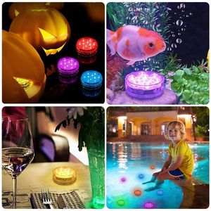 Lampes de piscine submersibles LED RGB étanches IP68, 4 pièces, à changement de couleur, avec télécommande - Product Image 6