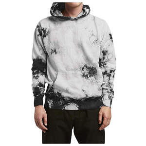 Nueva Llegada: Sudaderas con Capucha Personalizadas con Efecto Desgastado Tie Dye, Oversize, de Felpa Francesa, con Lavado Ácido y Efecto Descolorido por el Sol, Tejido Sólido, OEM - Product Image 3