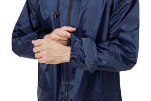 Outdoor Multi-Functional Simple Motorcycle Raincoat Waterproof Durable Breathable Rain Suit With Double Cuff For Men - Product Image 5