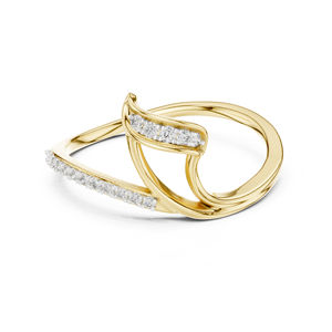 Anillo de Oro Rosa de 14K con Diamante Cultivado en Laboratorio para Mujer |   Anillo para Uso Diario |   Diamante Cultivado Nuevo - Product Image 6