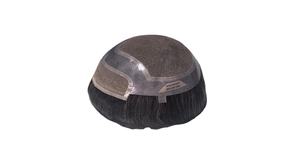 Toupet pour homme Taz Hair, perruque 100% cheveux humains, densité brute 60%-150%, cheveux indiens Remy, pièces imperméables, vague d'eau - Product Image 6