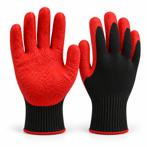 Abrasion Resistant Flexible <b>Latex</b> <b>Gloves</b> 10mil Thick Offer Durable Palm Protection Comfortable Fit Strong Grip Construction - Product Image 2