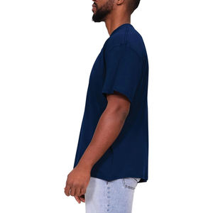 T-shirts pour hommes personnalisés imprimés, 100% coton, écologiques, anti-UV, de haute qualité, luxueux, coupe ample, épaules tombantes, style streetwear - Product Image 6