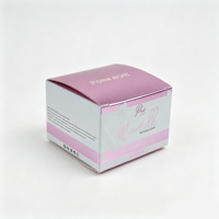 Boîte d'emballage en papier rose argenté en gros pour fabricants de cosmétiques, boîte rectangulaire, impression de logo haut de gamme