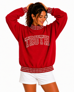 Sudadera de Forro Polar Oversize de Cuello Alto para Mujer, la Más Vendida, con Diseño Personalizado Frontal, al por Mayor, Calidad Premium Casual - Product Image 4