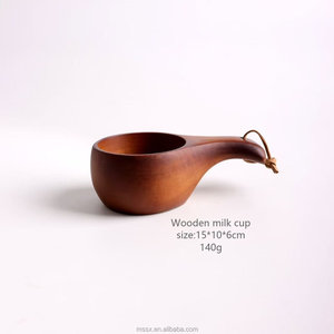 Tazas de Café de Madera Ecológicas Hechas a Mano, Estilo Americano, 250 ml, para Uso en el Hogar y la Oficina - Product Image 2