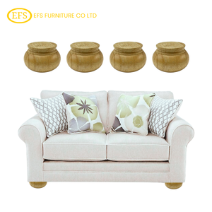 Short Round Wooden <b>Sofa</b> <b>Legs</b> Replacement Furniture Feet Solid Wood Cabinet Table Chair <b>Legs</b> Wholesale Supplier - Product Image 5