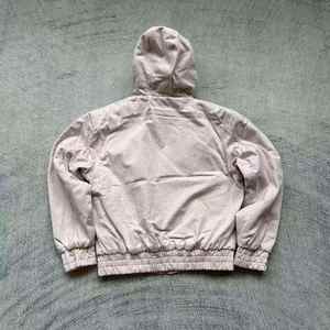 Sudadera con Capucha Oversize Blanca Lisa con Estampado Personalizado, Manga Regular, Tejida, Unisex, Casual, Invierno, Transpirable, Estilo Urbano - Product Image 3