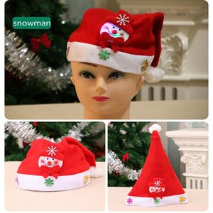 Gorro de Santa Claus Navideño, Suave, Rojo y Blanco, de Felpa, con Borde Esponjoso y Pompón, Accesorio Festivo para Disfraces - Product Image 4