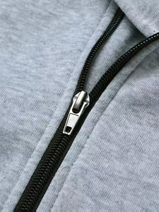 Best Selling Winter Season Plus Size Men's Knitted Printed Regular Fit Half <b>Zip</b> Hoodies Customized Design Stylish 100% Cotton - Product Image 5