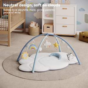 Tapis de jeu en forme de nuage doux personnalisé pour les nouveau-nés cadeaux de <span class=keywords><strong>douche</strong></span> de bébé - Product Image 3