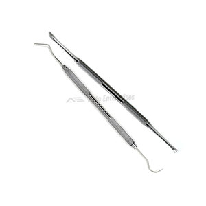 Stainless Steel Manual 6.5" Dental Inspection Set Professional Mouth Mirror Probe Picks Scraper Teeth Cleaning Plaque Tartar - Product Image 5
