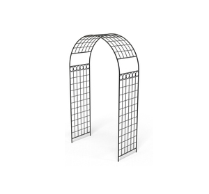Arche de jardin décorative en fer forgé de qualité supérieure pour villas, cours et espaces extérieurs - Product Image 4