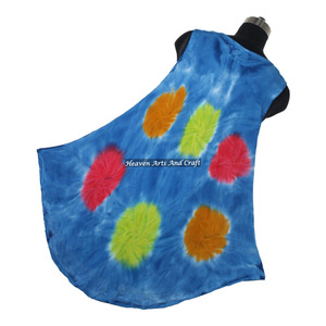 Robe longue décontractée maxi en rayonne tie-dye pour femme, design naturel de haute qualité, sexy et attrayante, idéale pour les soirées d'été - Product Image 6
