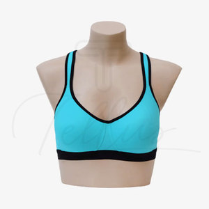 Sujetadores deportivos con tirantes elásticos suaves 2026, de secado rápido, MOQ bajo, sexy, para yoga y gimnasio, ropa deportiva personalizada, sujetador deportivo - Product Image 1
