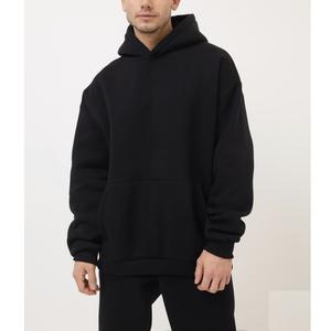 Customizable Wholesale Rate Men's Casual Solid Color and Sweatshirts Can Be Screen Printed Multifunctional Men's Hoodies - Product Image 3