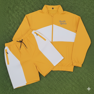 Ensemble de survêtement Rexfit Sports OEM personnalisé avec logo, veste coupe-vent et short en nylon pour homme, ensemble de survêtement d'été, vente en gros - Product Image 4