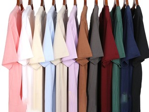 เสื้อยืดคอกลมทรงหลวม ผ้าฝ้ายแท้ 21 เส้น น้ำหนัก 200 กรัม ปักโลโก้ตามสั่ง ผลิตในโรงงานบังกลาเทศและจีน รับผลิตแบบ OEM - Product Image 3