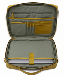 Leather Briefcase <b>Men</b> Laptop <b>Bag</b> Business Messenger Organizer Durable Waterproof Fashionable Premium Gift Large Daily Used - Product Image 2