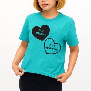 T-shirt imprimé cerise rouge pour femmes Fabricant personnalisé de t-shirts fabriqué au Bangladesh pour femmes 100% coton manches courtes t-shirt de la meilleure qualité - Product Image 5