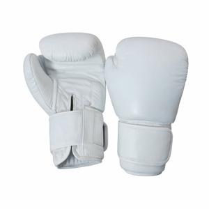 Guantes de boxeo con logo personalizado, guantes de entrenamiento y sparring de cuero genuino, transpirables, guantes de boxeo para gimnasio, guantes de sparring de dedo completo. - Product Image 2