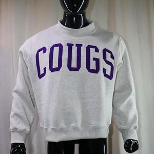 Sudadera COUGS con cuello simulado, 450 GSM, bordado con nombre personalizado, corte holgado, 100% algodón, felpa francesa. - Product Image 5