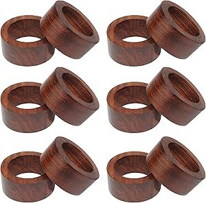 Anillos de Servilleta de Madera Premium, Económicos y Decorativos, para Bodas, Fiestas y Uso en la Mesa - Product Image 2