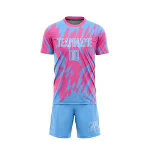 Conjunto de Camiseta de Fútbol Sublimada Personalizada, Unisex, Adulto, Manga Corta, Secado Rápido, Poliéster Sólido, Ligero, Diseño Deportivo 2 en 1, Cuello Redondo - Product Image 4