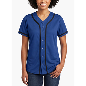 Chemise de baseball pour femme à boutons, style streetwear, à manches courtes - Product Image 6