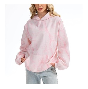 Nouveauté : Sweat à capuche pour femme en coton 100 %, manches longues, col tombant, imprimé, confortable, hiver, personnalisable - Product Image 3