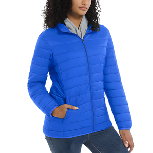 Chaqueta de invierno acolchada impermeable corta con estampado de animales, tipo bomber, en amarillo mantequilla, para otoño - Product Image 2