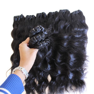 Paquets de cheveux vierges vietnamiens à vague profonde trame de fermeture 32-40 pouces tissage de cheveux humains droits indiens bruts avec dentelle HD - Product Image 4