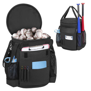 Bolsa de béisbol profesional para equipo de equipo con múltiples compartimentos para bates, guantes, casco, zapatos y accesorios. - Product Image 1