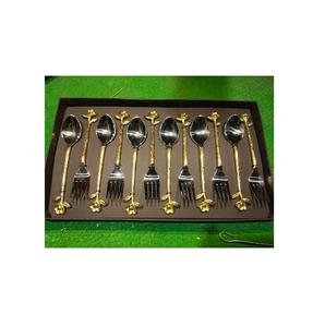 Juego de utensilios de cocina de acero inoxidable de 5 piezas en oro rosa al por mayor con mangos anudados, cucharas para servir, servidor de pasta, apto para lavavajillas. - Product Image 5