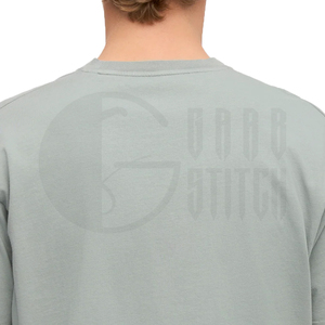 Camiseta Oversize Personalizada para Hombre, 100% Algodón, Corte Cuadrado, Cuello Redondo, Estilo Urbano Informal y Holgado - Product Image 6