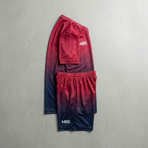 Al por mayor, transpirable, tallas grandes, seda/algodón, MBS_Crimson-Midnight_Velocity_Kit, personalizable, sublimación, degradado frontal, deportivo - Product Image 2
