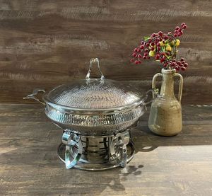 Classic Stylish Metal Food Warmer Hotpot Table Decorative Soup Serving <b>Pot</b> Premium Quality Handmade Food Storage Hot <b>Pot</b> - Product Image 5