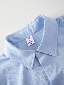 Conjunto Casual de Playa para Hombre, Tendencia 2026, Diseño Sencillo, Conjunto Azul de Verano con Pantalones Cortos Blancos para la Playa - Product Image 3