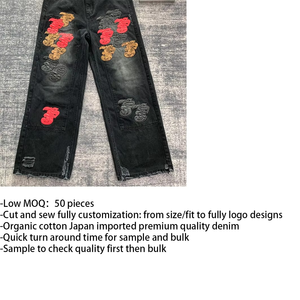 กางเกงยีนส์ผู้ชาย DENIMGUYS รุ่น Luxury Medium Wash ทรงตรง ผ้าถัก ทรงเข้ารูป ผ้าฝ้าย ระบายอากาศ แห้งเร็ว - Product Image 3
