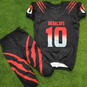 Uniforme de football américain sur mesure de haute qualité avec logo personnalisé, style unique, uniforme de football américain avec broderie, vente en gros - Product Image 2