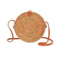 Penjualan Laris 2022 Tas Rotan Bulat Bambu Diy Tas Selempang Wanita Tas Buatan Tangan Afrika Vietnam Pantai Anyaman Tas Rotan Bali