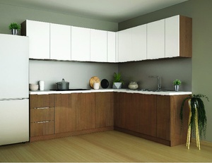 Vietnam Kohama Hiep Phat Modern <b>Wall</b>-Mounted Kitchen <b>Cabinets</b> Durable Particle Board MDF Plywood Eco-Friendly <b>Metal</b> Handles - Product Image 2