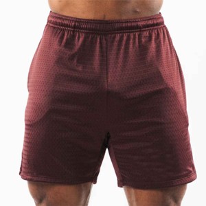 Shorts de basketball pour hommes en gros, pas chers, en promotion, 100 % polyester, maille respirante, logo personnalisable sur le devant, séchage rapide, sublimation - Product Image 3