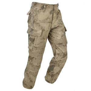 Top ranking Turkish uniform Lightweight camo <b>trousers</b> are designed for comfort in hot weather breathable and easy to wear - Product Image 1