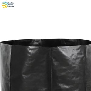 Sac de culture en polyéthylène noir de haute qualité 50x50cm, sac de plantation robuste pour pépinière, paquet de 1kg, 14 pièces pour l'agriculture, fournisseur OEM - Product Image 3