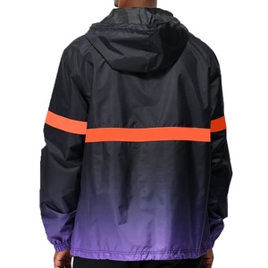 Vestes coupe-vent légères décontractées à capuche réglable, imperméables, en gros, fabrication OEM, marque privée - Product Image 3